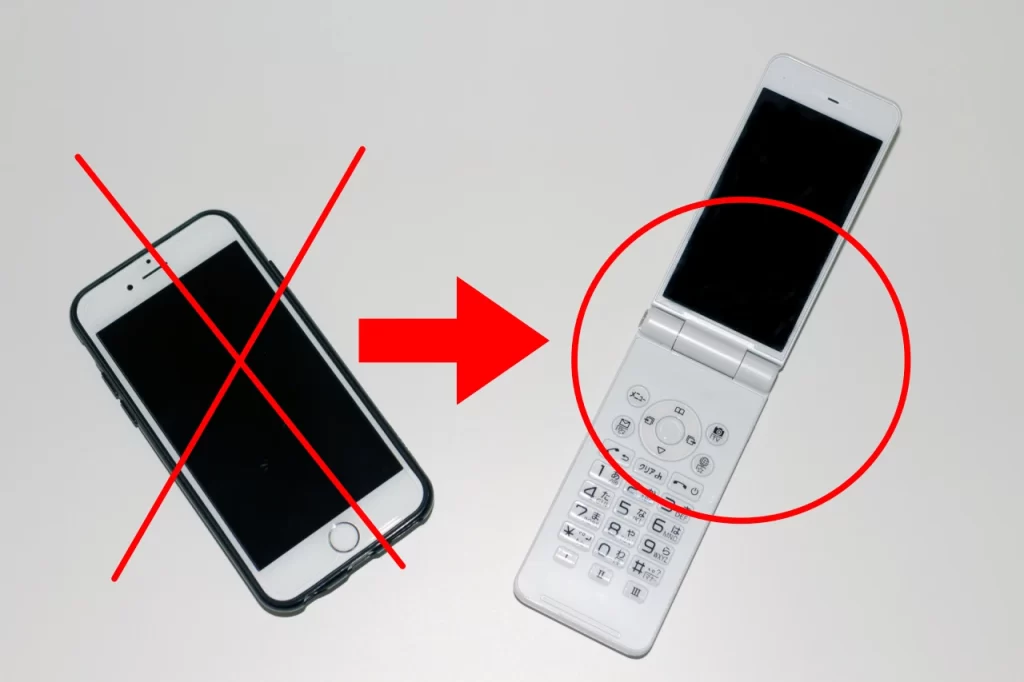 スマホからガラホへ乗り換えたい
