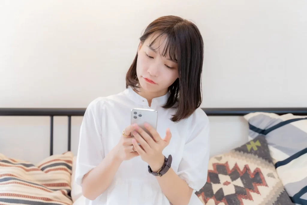 LINE返信面倒くさい女性