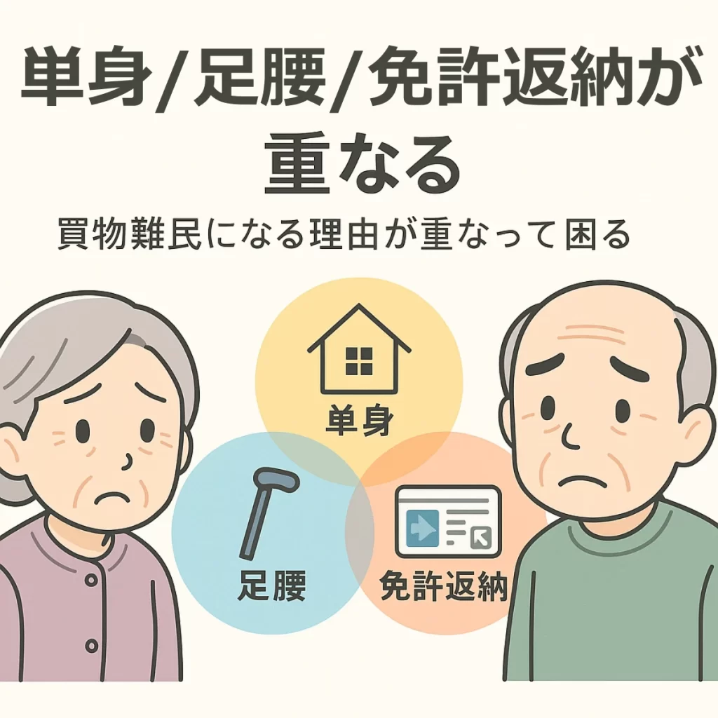 買物難民になる理由