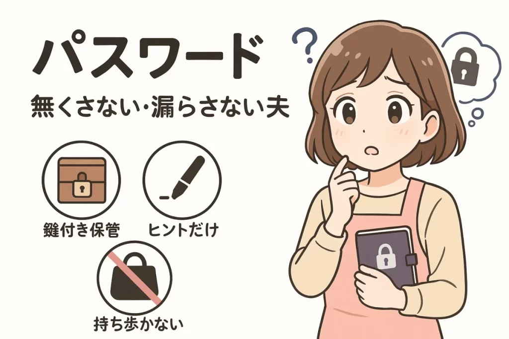 パスワードを紛失しない方法